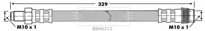 BORG & BECK Bremžu šļūtene BBH6212
